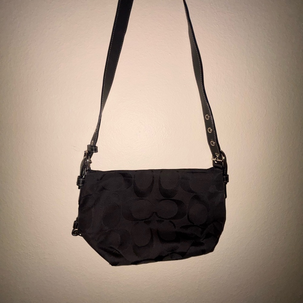 Coach Black Crossbody Bag with Adjustable Strap